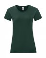 Dames T-shirt Iconic Fruit of the Loom 61-432-0 Forest Green